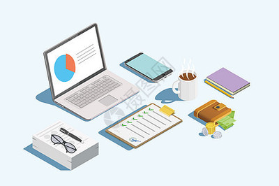 商务办公插画图片下载-正版图片400209613