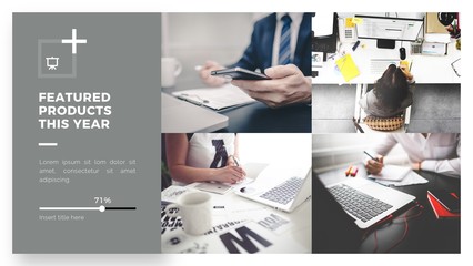 商务提案产品发布会公司简介营销策划创意排版PPT模板